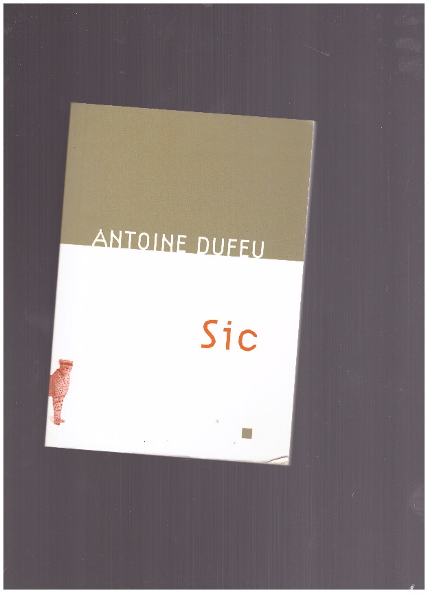 DUFEU, Antoine - Sic